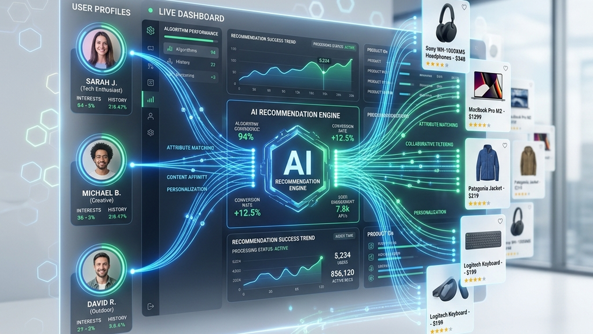 OrcaMinds AI Recommendation System Services - Machine Learning Personalization