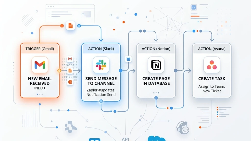Enterprise Zapier Integration Workflow Architecture by OrcaMinds in Mysore