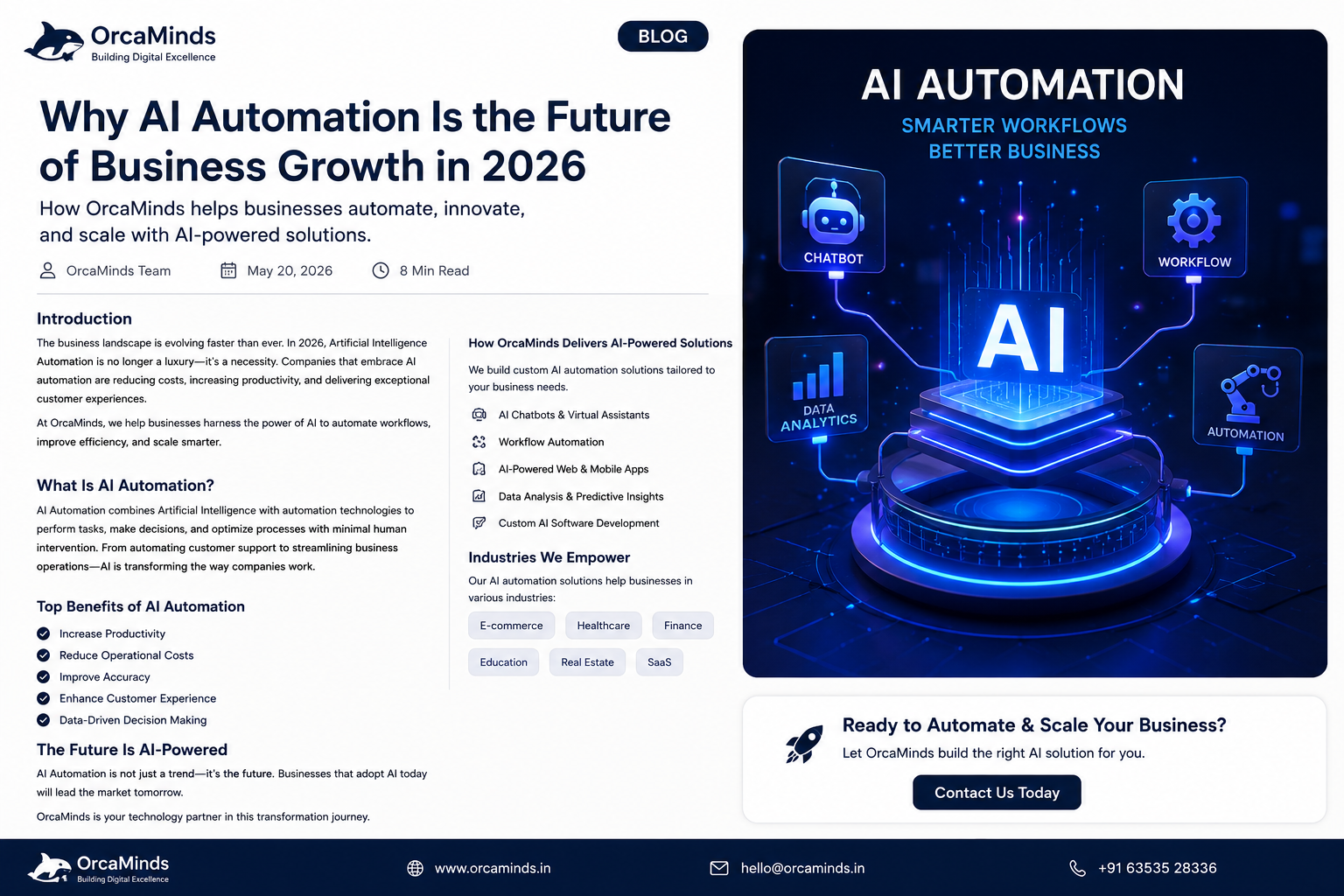 How AI Automation Is Transforming Businesses in 2026
